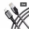 Goobay AXAGON ADE-CM20 USB-C Gigabit Ethernet adapter beépített 2 m CAT6 kábellel, RJ-45