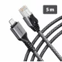 Goobay AXAGON ADE-CM50 USB-C Gigabit Ethernet adapter beépített 5 m CAT6 kábellel, RJ-45