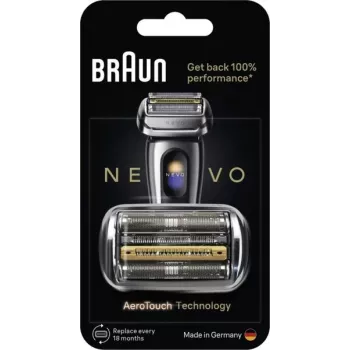Braun NEVO-S csereborotvafej kombinált csomag, ezüst, 921824