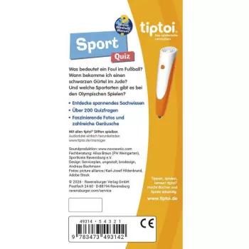 Ravensburger tiptoi Wieso? Weshalb? Warum? kvíz Sport, német kiadás