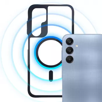 3MK Satin Armor MagCase tok Samsung Galaxy A25 5G-höz, átlátszó