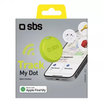 SBS Track My Circle lokátor Apple Find My kompatibilis, zöld