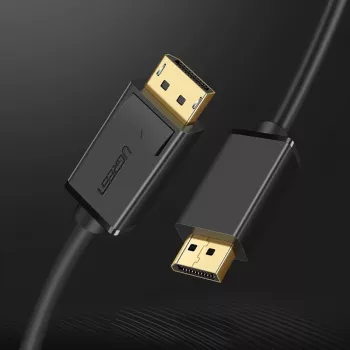 iLike Ugreen DP102 (10212) DisplayPort 1.2 - DisplayPort 1.2 kábel, 4K, 3 m, fekete