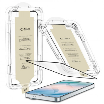Tech-Protect Quick Set AR+ tükröződésmentes üveg Samsung Galaxy S26 készülékhez, fekete