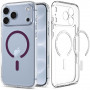 Spigen Ultra Hybrid MagSafe tok Apple iPhone 17 Pro / 18 Pro készülékhez, Clear/burgundy