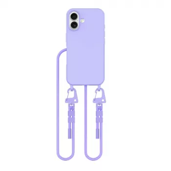 Tech-Protect Magnecklace MagSafe tok nyakpánttal Apple iPhone 16-hoz, lila