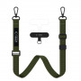 Tech-Protect C6S Rope Crossbody 2 az 1-ben telefontartó pánt, Cargo Khaki (olív)