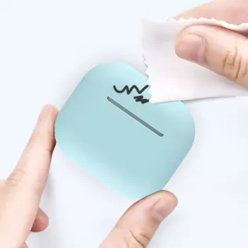 Hurtel szilikon tok AirPods 2 / AirPods 1 készülékhez, fehér