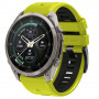 Tech-Protect Iconband Pro THP6042 karpánt Garmin Fenix 5X / 5X Plus / 6X / 6X Pro / 7X / 8 / 8 Pro / 9 / 9 Pro (51 mm) készülékhez, lime / fekete