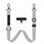 Tech-Protect C6S Rope Crossbody Crayon Grey telefontok-nyakpánt szett