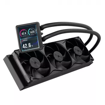 Corsair NAUTILUS II 360 RS LCD Liquid CPU Cooler CW-9061053-WW, 360 mm Radiator