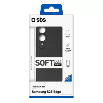SBS Instinct tok Samsung Galaxy S25 Edge készülékhez, fekete