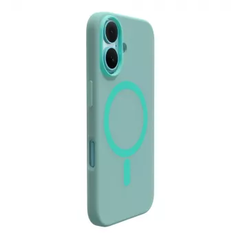 Puro Daylight MagSafe szilikon tok iPhone 16-hoz, zöld