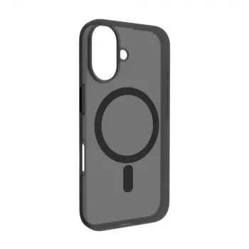 Puro Daylight MagSafe szilikon tok iPhone 16 Plus-hoz, fekete