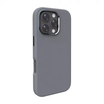 Puro Icon Mag Pro MagSafe szilikon tok iPhone 16 Pro Max-hoz, sötétszürke