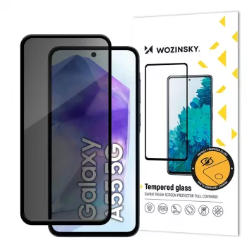 Wozinsky Privacy Glass edzett üveg Samsung Galaxy S25+-hoz kémkedésgátló szűrővel