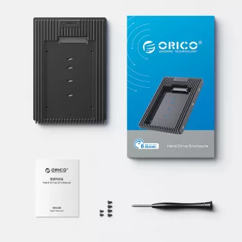 Orico D2SS-6G meghajtóadapter 2,5 inch-ről 3,5 inch-re, SATA III, fekete