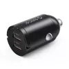 Orico MiniRing MR-30-2C 30W 2x USB-C autós töltő, fekete