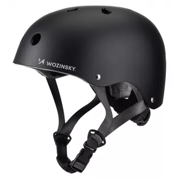 Wozinsky könnyű BMX/roller sisak, S méret (48-52 cm), fekete