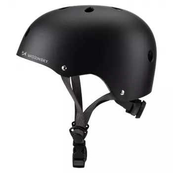 Wozinsky könnyű BMX/roller sisak, S méret (48-52 cm), fekete