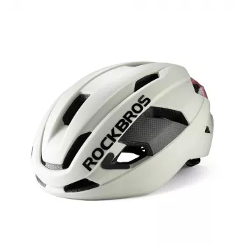 Rockbros LK-15 Carbon Fiber kerékpáros sisak 58-62cm, világosszürke