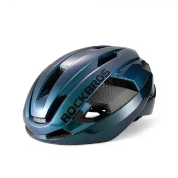 Rockbros LK-15 Carbon Fiber kerékpáros sisak L méret (58-62cm), Chameleon Blue