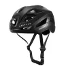 Rockbros ZK-077 kerékpáros sisak beépített többirányú világítással 57–61 cm, fekete