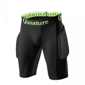 Qunature Ski Hip Protectors Basic M for Skis, Snowboard and Skates, Black
