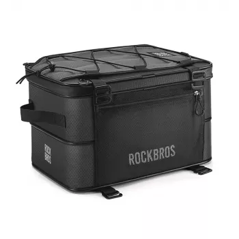 Rockbros A30 ROAD TO SKY összecsukható kerékpáros csomagtartótáska 15–30 l, fekete