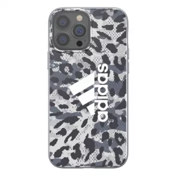 Adidas OR SnapCase Leopard tok Apple iPhone 13 Pro Max-hez, szürke