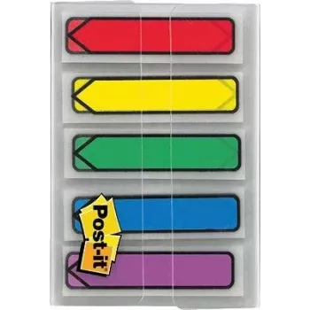 3M 684-ARR1 öntapadós indexjelölők, 12 mm x 4,3 cm, többszínű (100 db)
