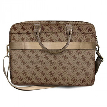 Guess GUCB15G4GFBR 4G Uptown Laptop Bag, 15 inch, brown
