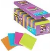 3M Post-it Super Sticky Notes 654SE24P, 76 x 76 mm, 90 lap tömbönként, 4 szín (gazdaságos csomag)