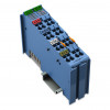 WAGO 750-485 analóg bemeneti kapocs, 2 csatornás, kék, 0,08-2,5 mm²