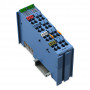 WAGO 750-485 analóg bemeneti kapocs, 2 csatornás, kék, 0,08-2,5 mm²