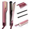 Shark HT401EUPK SilkiPro Straight Hair Straightener/Dryer, 1000 W, 2.4 m, Pink