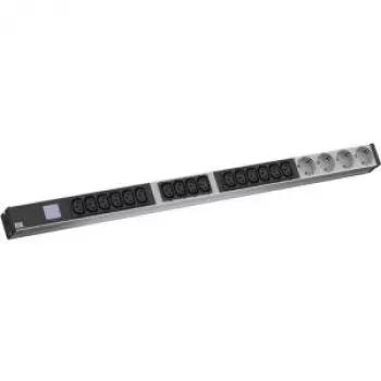 Bachmann BlueNet BN0500 áramelosztó egység, 230 V AC, 20 kimenet (16x IEC 60320 C13, 4x CEE 7/3), 3 m