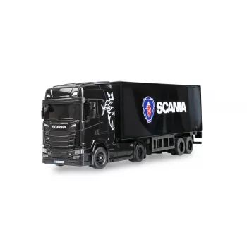 Amewi Mini-Scania 730 S bőröndutánfutóval 4WD 1:64 RTR (22785)