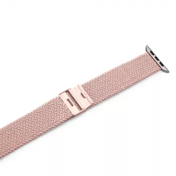 PURO Loop nylon szíj Apple Watch 38/40/41 mm készülékhez, rózsaszín