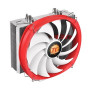 Thermaltake NiC L32 processzorhűtő, 140 mm PWM ventilátor, alumínium és réz, piros, fehér