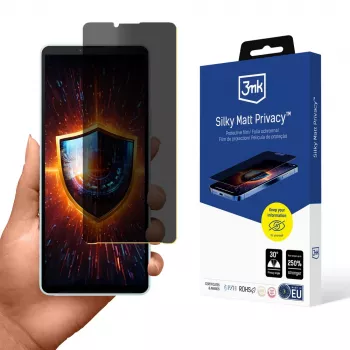 3MK Silky Matt Privacy matt képernyővédő fólia Sony Xperia 10 VI