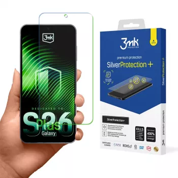 3MK SilverProtection+ antimikrobiális védőfólia Samsung Galaxy S26+-hoz