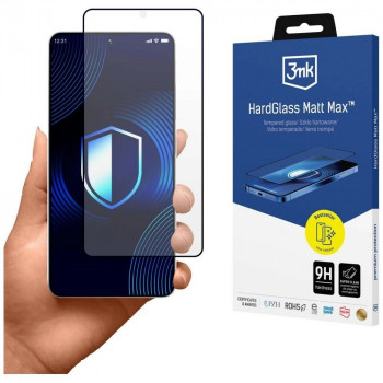 3MK HardGlass Matt Max matt edzett üveg Samsung Galaxy S26 Ultra-hoz