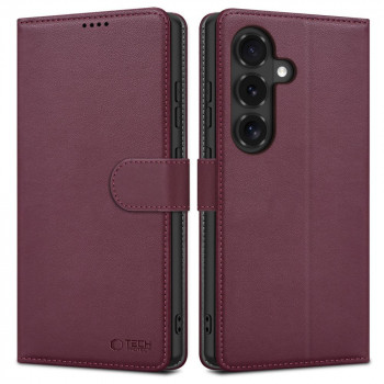Tech-Protect Wallet Case Samsung Galaxy S26 FE Burgundy