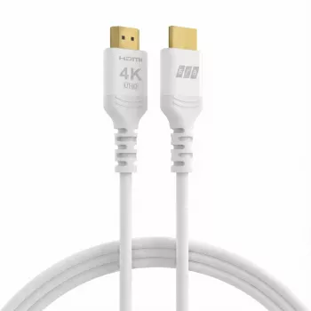 EFB Elektronik HDMI-20-00014 HDMI kábel High Speed Ethernet-tel, 4K60Hz, 18 Gbit/s, 3 m, fehér, HDMI 2.0 kompatibilis