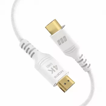 EFB Elektronik HDMI-20-00014 HDMI kábel High Speed Ethernet-tel, 4K60Hz, 18 Gbit/s, 3 m, fehér, HDMI 2.0 kompatibilis