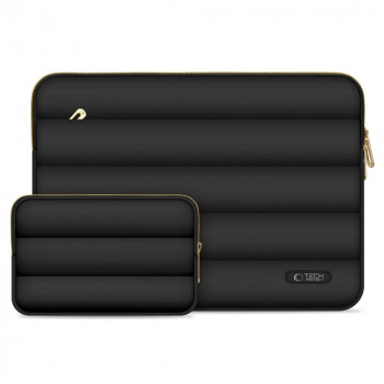 Tech-Protect Puffy THP3482 Laptop 15-16" case with accessory bag, Black