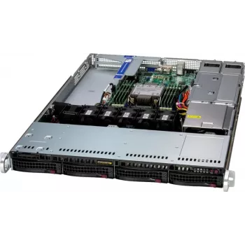 Supermicro SuperServer SYS-512B-WR-G1 WIO 1U rack barebone szerver, egyfoglalatos, 32 GB