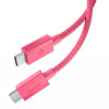 Spigen EB6010CC Essential USB-C–USB-C-kábel 60W 100 cm, rózsaszín