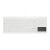 Active Key AK-C7412 USB Keyboard, French Layout, White
